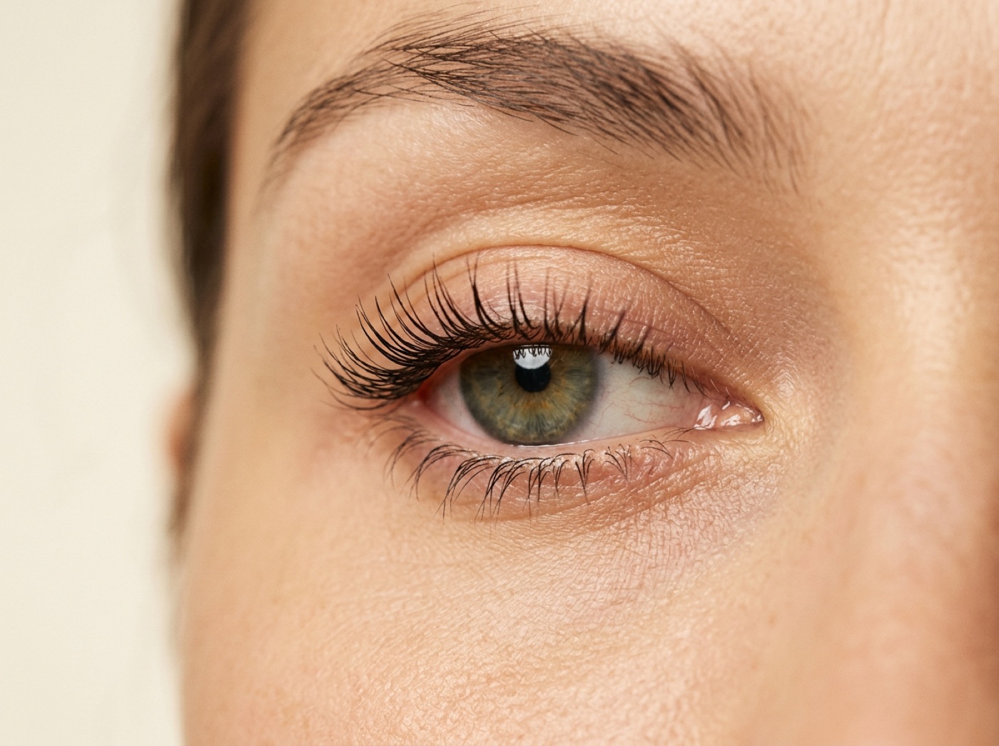 Wimpers na de Korean lash lift